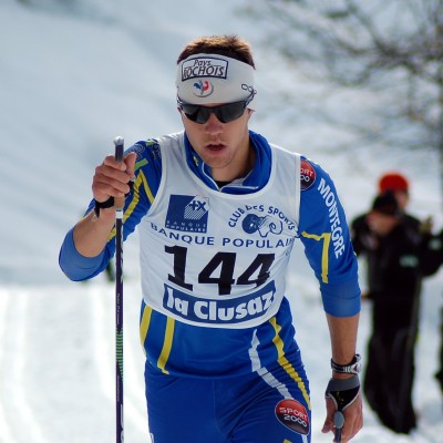 Podium de Thibaut Chamoux à Chamonix