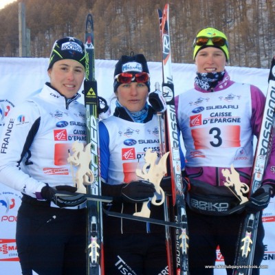 Deux podiums pour Laure à Bessans (photo FFS)