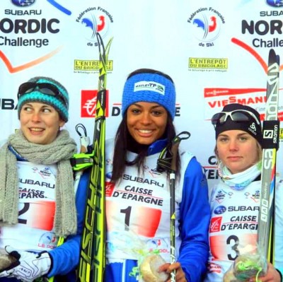 Victoire de Mathilde en sprint (Photo FFS)