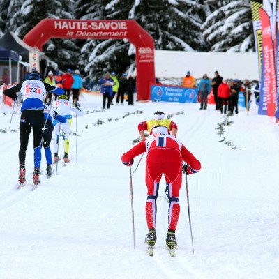 Le stade d'arrivée des Championnats de France l'an passé