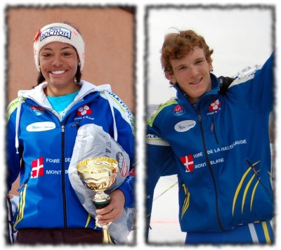 Mathilde et Mickaël en Équipe de France juniors