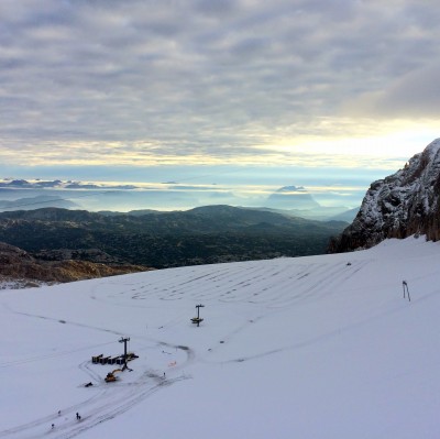 Le glacier du Dachstein, lors de la dernière séance du stage