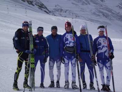 Tignes : Jean-Marc, Aurélie G., Jean-Claude, Victor, Tanguy, Thibaut