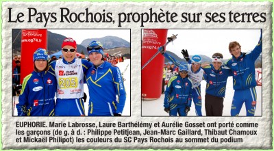 2011 : double champion de France des Clubs, sur le plateau des Glières